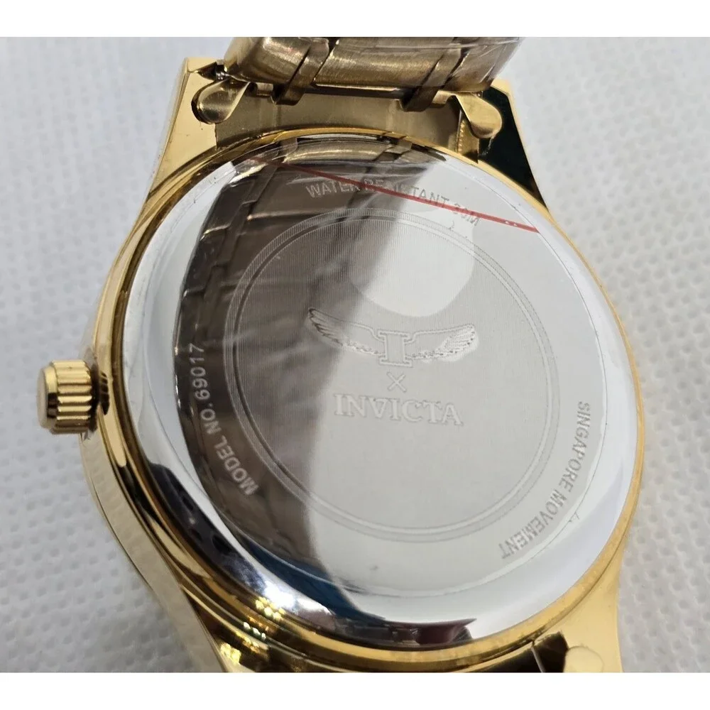 Invicta Specialty I by Invicta Men's Watch 41mm All Gold Toned 69017 Brand New